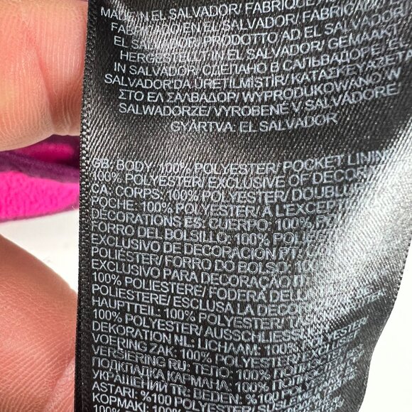 The North Face Sweatshirt Kids Infant 3 Pink Floral Faded Fleece Full Zip Hoodie - Picture 7 of 14